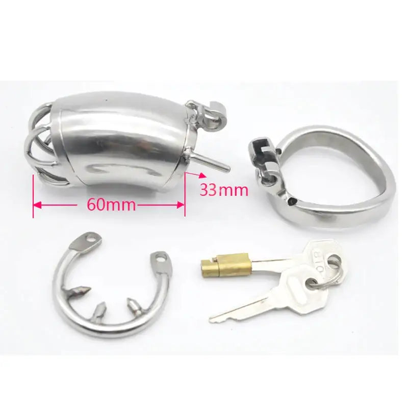 Chastity toy chaste bird steampunk stainless steel cock