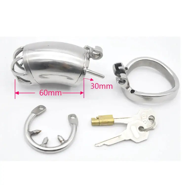 Chastity toy chaste bird steampunk stainless steel cock