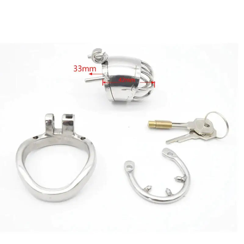 Chastity toy chaste bird steampunk stainless steel cock