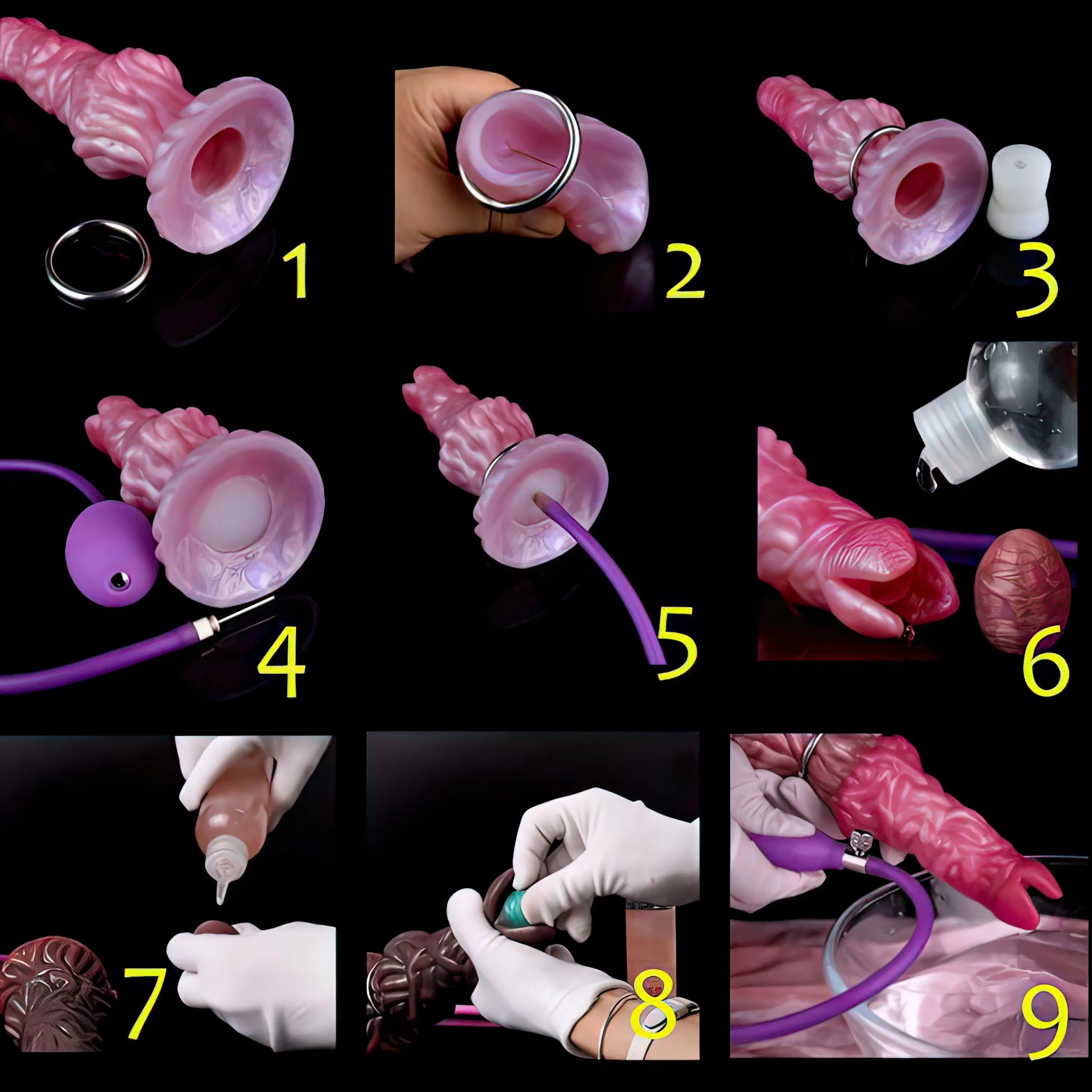 Dildos toy fantasy alien pneumatic ovipositor dildo (5