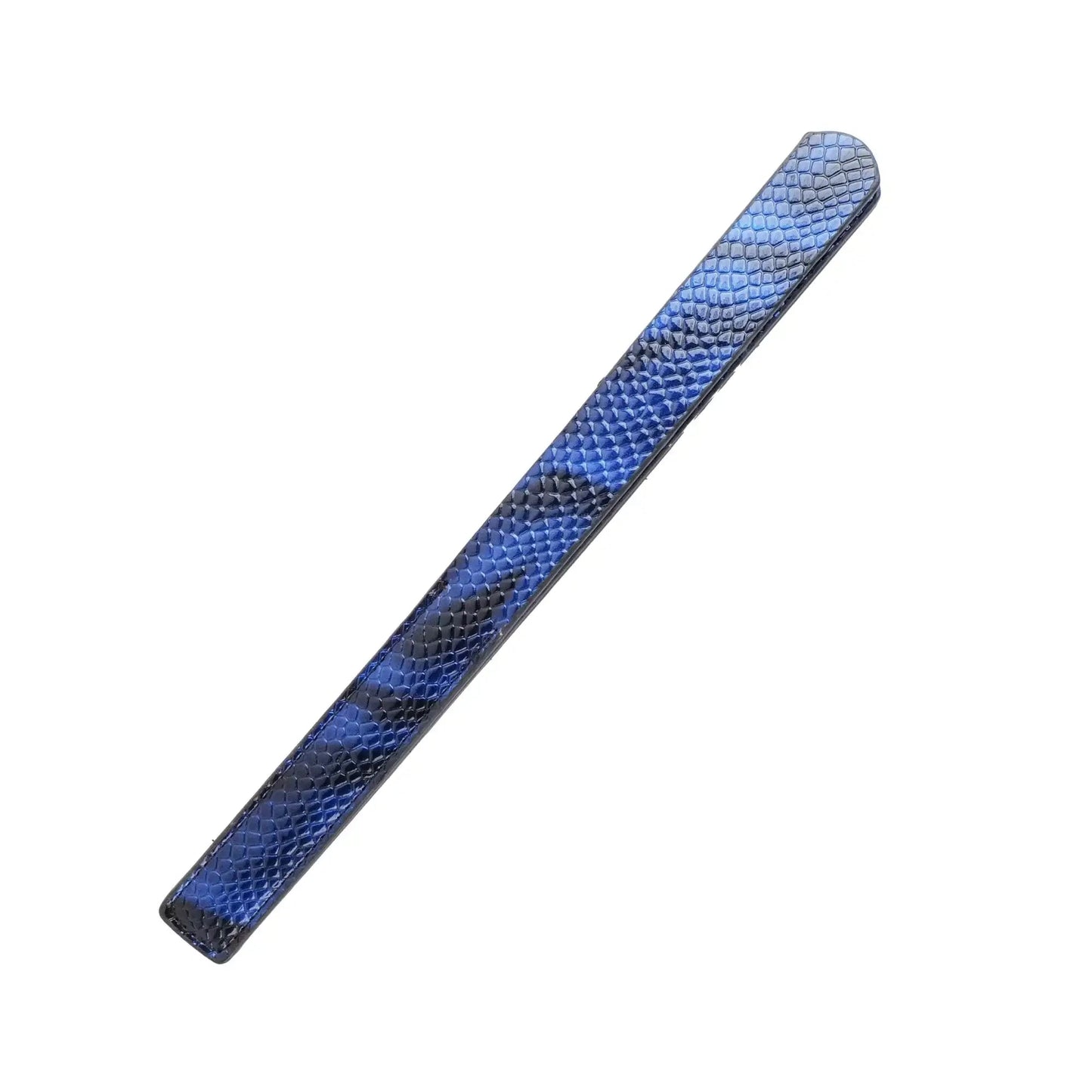 Bondage toy 7-piece blue snakeskin style luxury set
