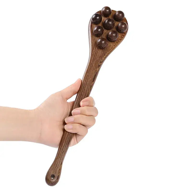 Impact play toy beaded wenge hardwood spoon paddle