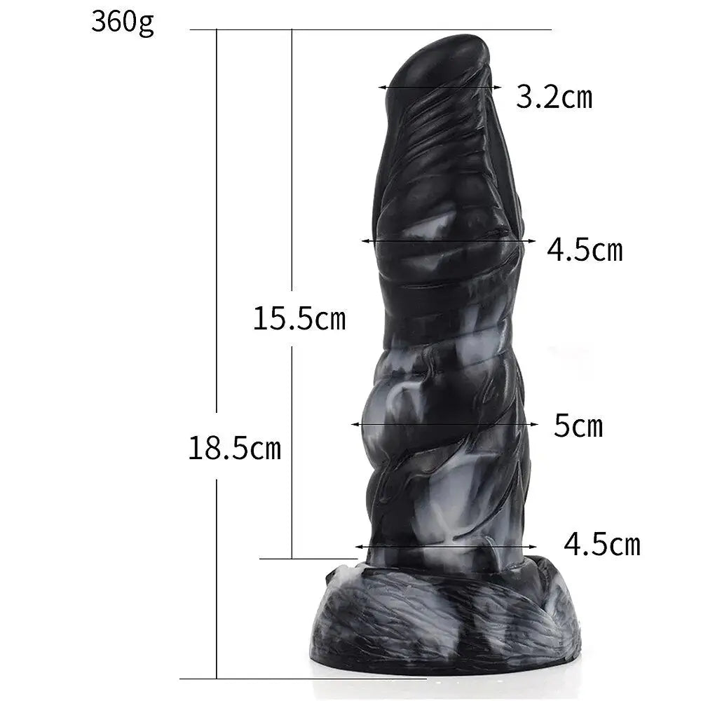 Dildos toy black marble (10 shapes)