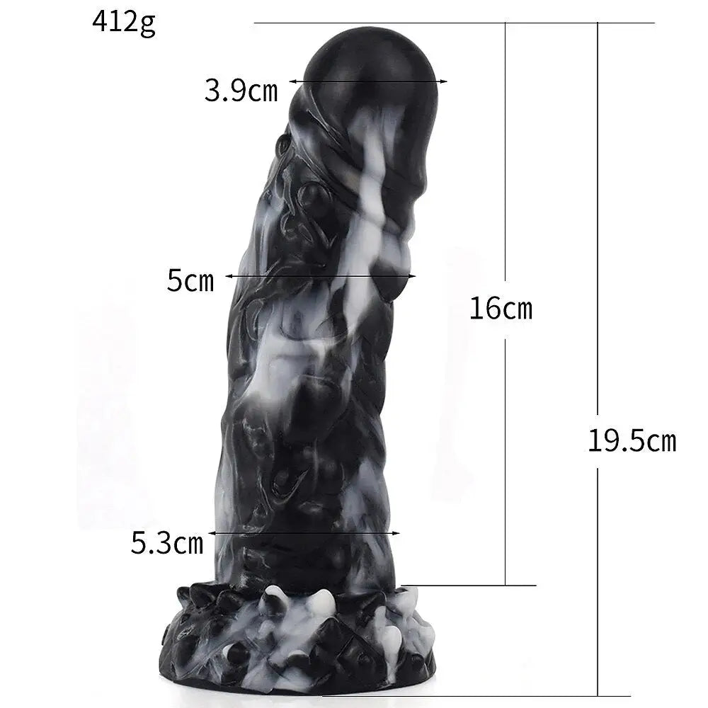 Dildos toy black marble (10 shapes)