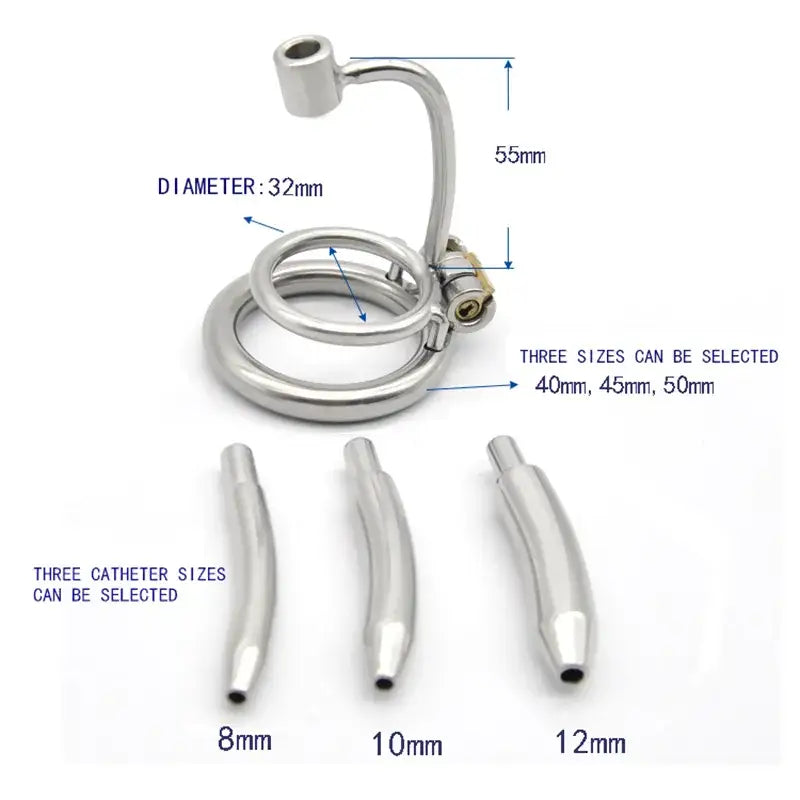 Chastity toy chaste bird 316 stainless steel penis plug