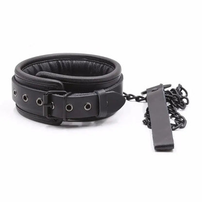 Bondage toy blacked out cowhide leather set or separates