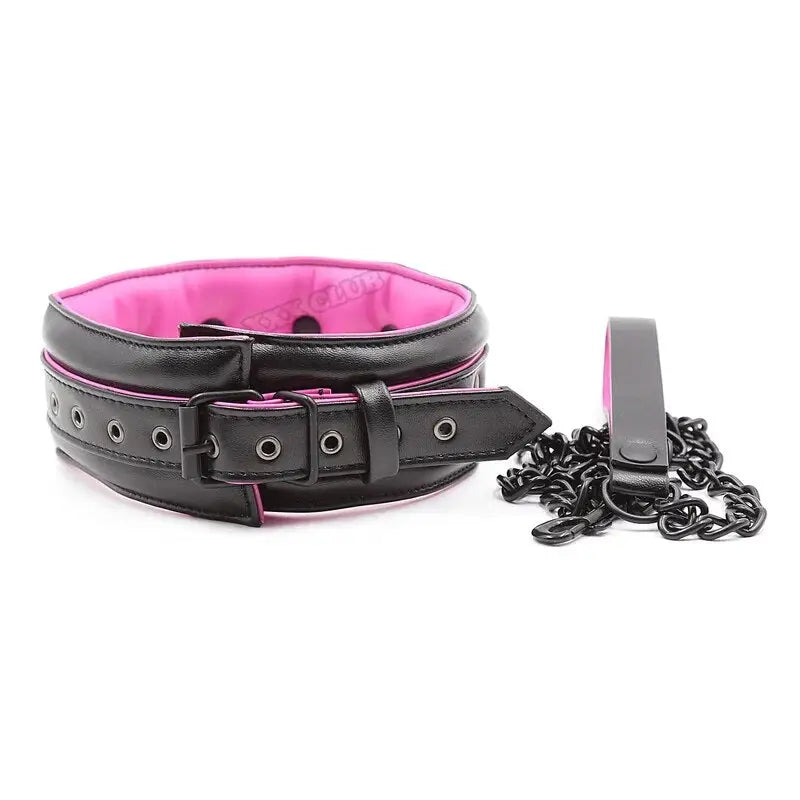 Bondage toy deluxe padded bedroom set w/ black pu leather &