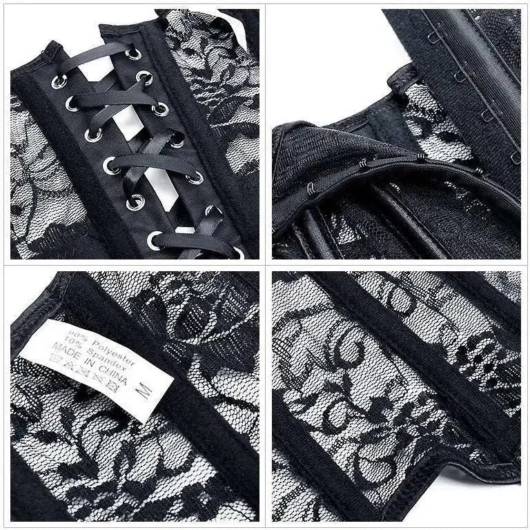 Wearables clothing gothic romance lace underbust corset