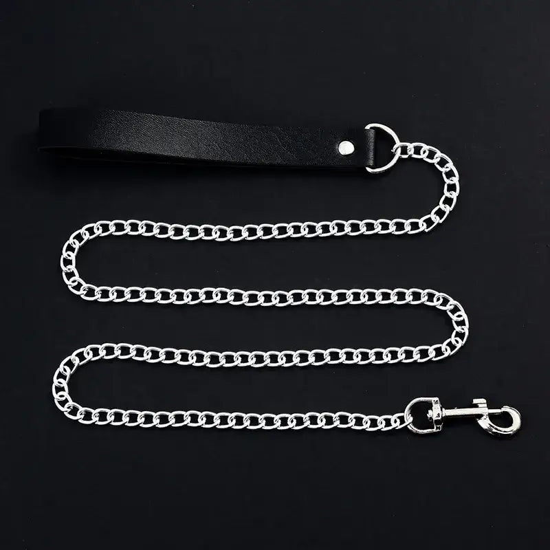 Bondage clothing large ring harajuku collar & matching