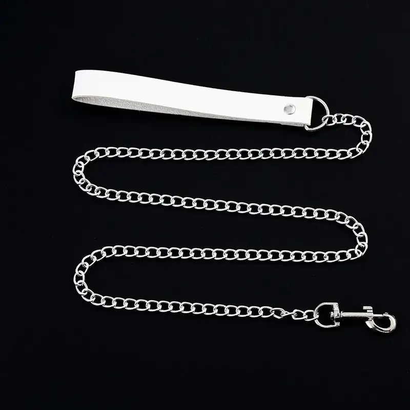 Bondage clothing large ring harajuku collar & matching