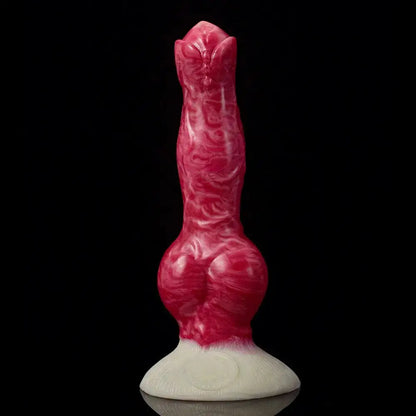 Dildos toy small squirting silicone wolf dildo w/ suction