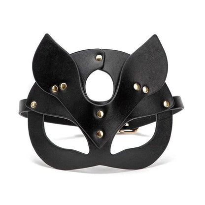 Wearables clothing leather animal masks in black or red (16