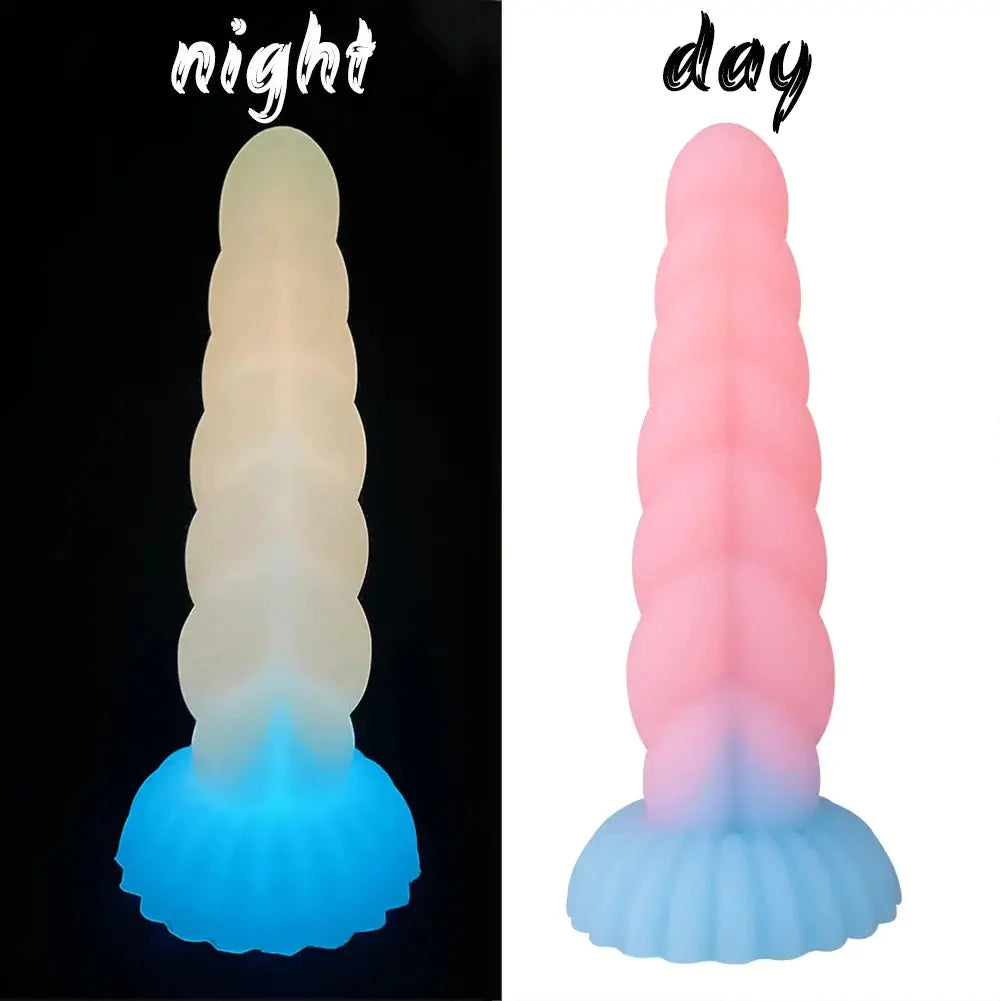 Dildos toy sparkle joy glow-in-the-dark dildo (2 sizes)