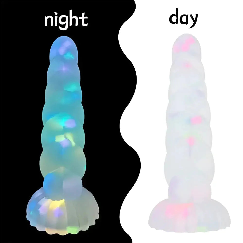 Dildos toy sparkle joy glow-in-the-dark dildo (2 sizes)