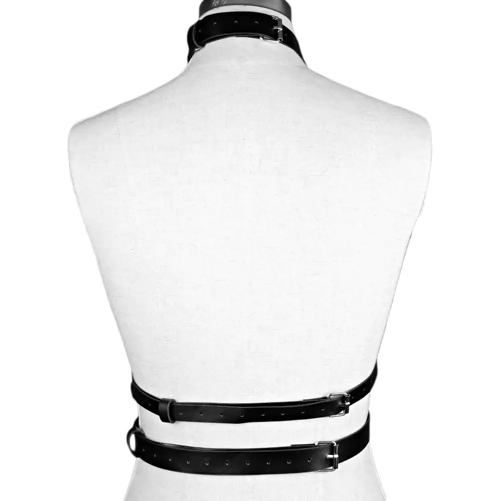 Wearables jewelry minimal pu leather harness