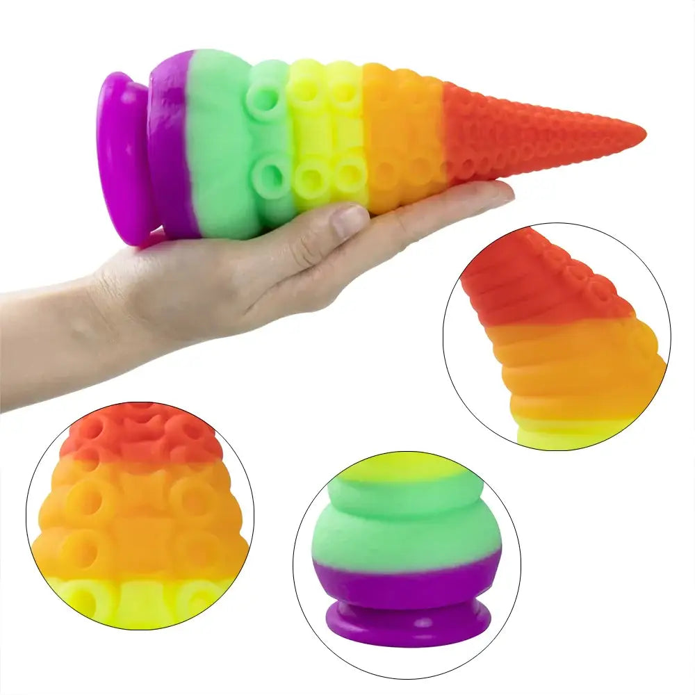 Dildos toy octopus tentacle fantasy dildo (7 colors)