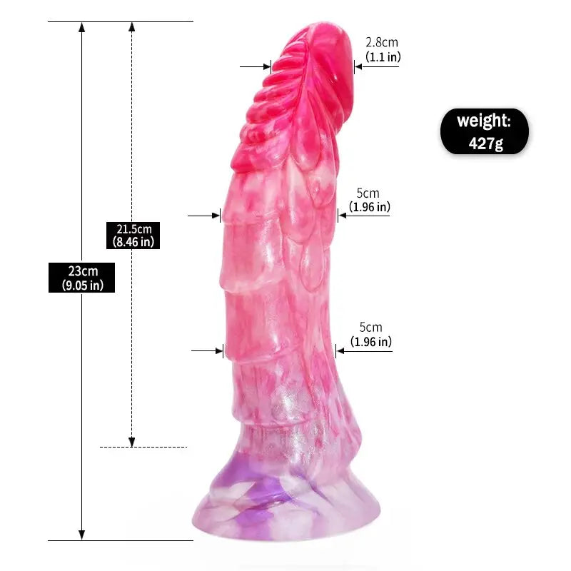 Dildos toy peach witch color fantasy dildo w/ suction cup