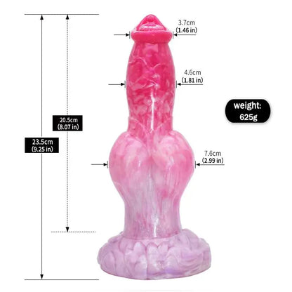 Dildos toy peach witch color fantasy dildo w/ suction cup