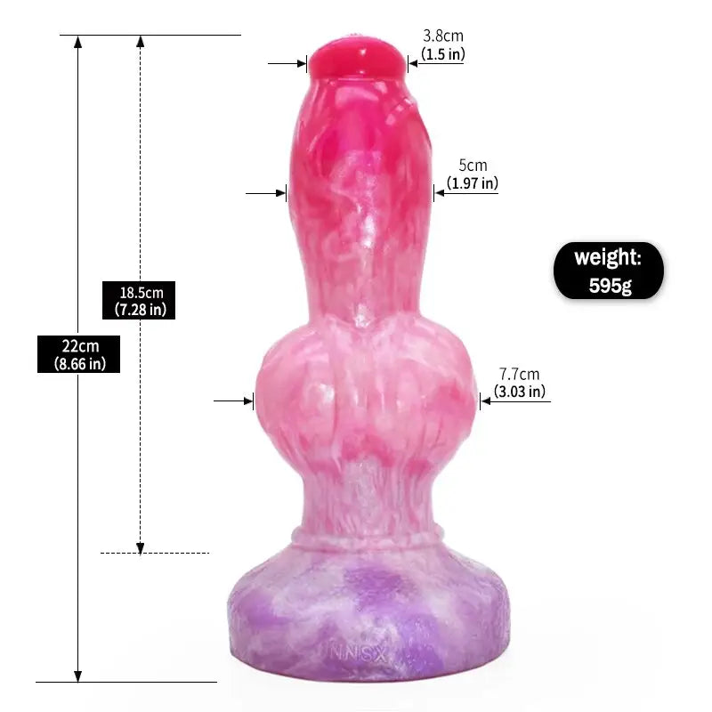 Dildos toy peach witch color fantasy dildo w/ suction cup