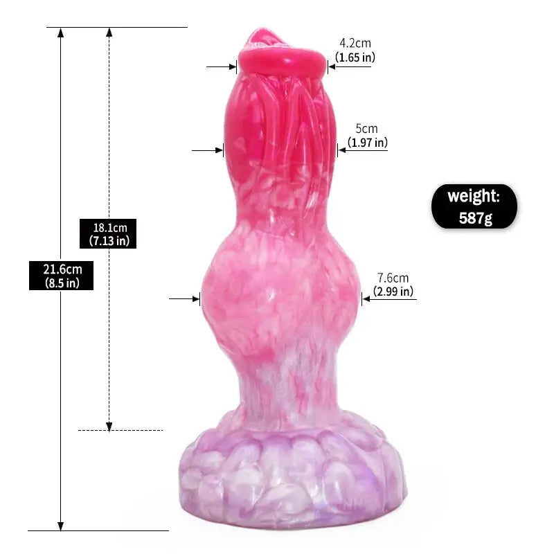 Dildos toy peach witch color fantasy dildo w/ suction cup