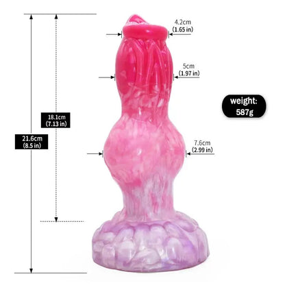 Dildos toy peach witch color fantasy dildo w/ suction cup