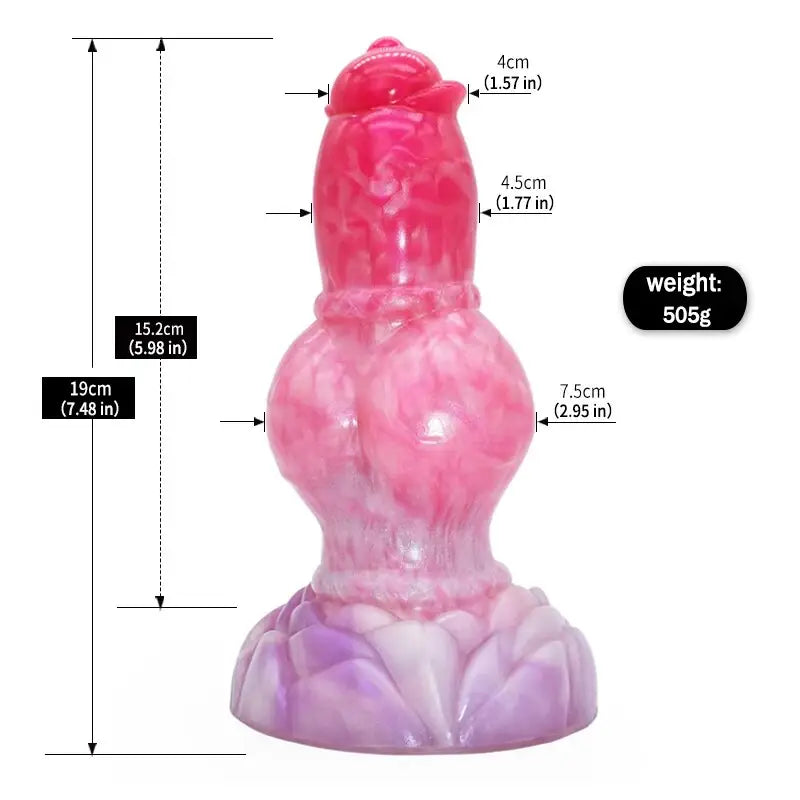 Dildos toy peach witch color fantasy dildo w/ suction cup