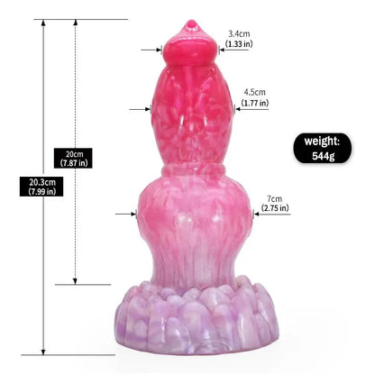 Dildos toy peach witch color fantasy dildo w/ suction cup