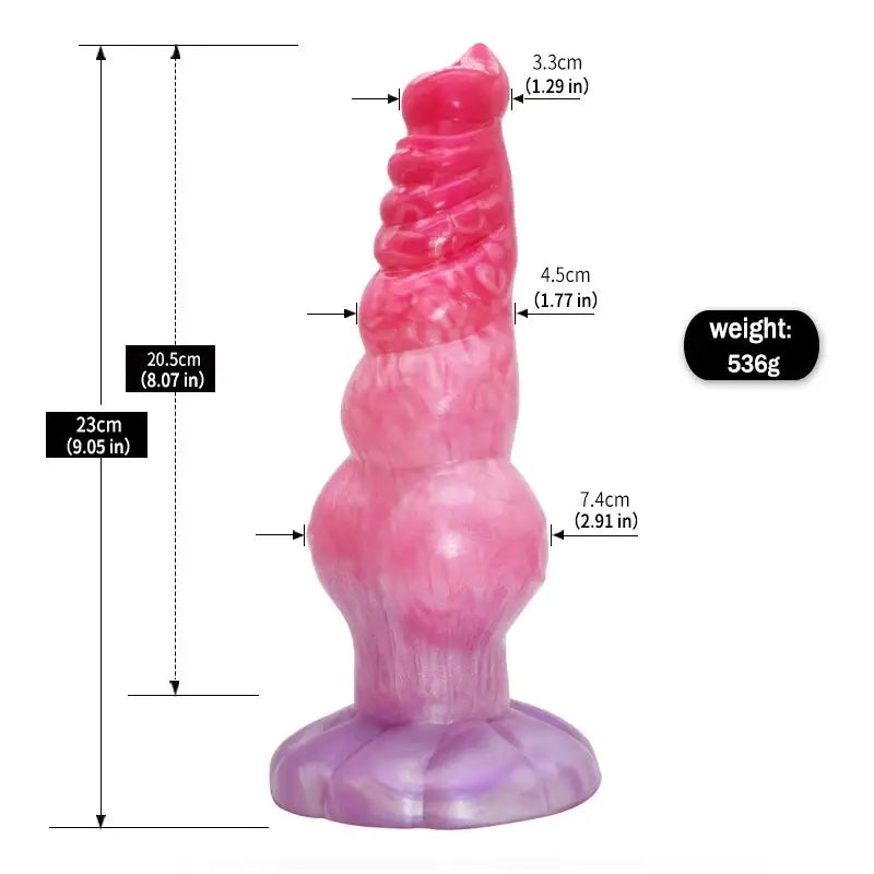 Dildos toy peach witch color fantasy dildo w/ suction cup