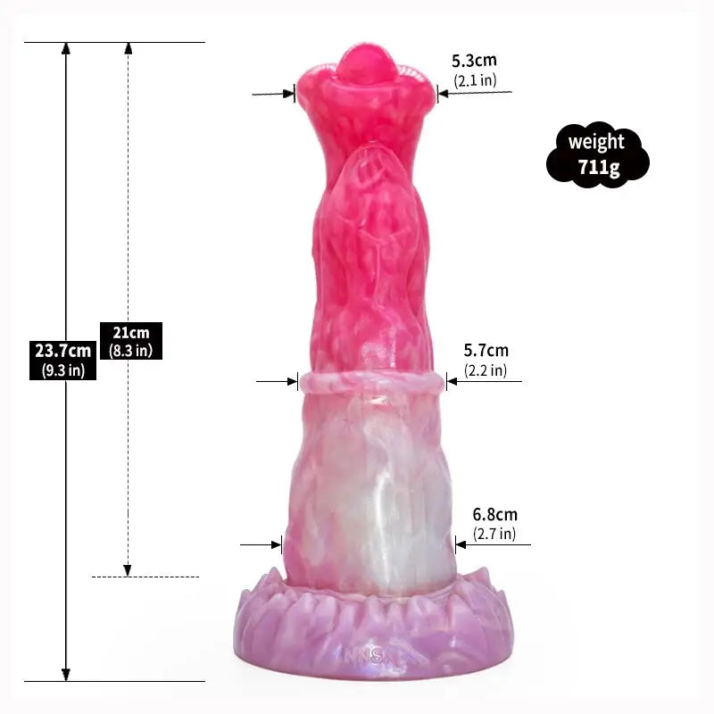 Dildos toy peach witch color fantasy dildo w/ suction cup