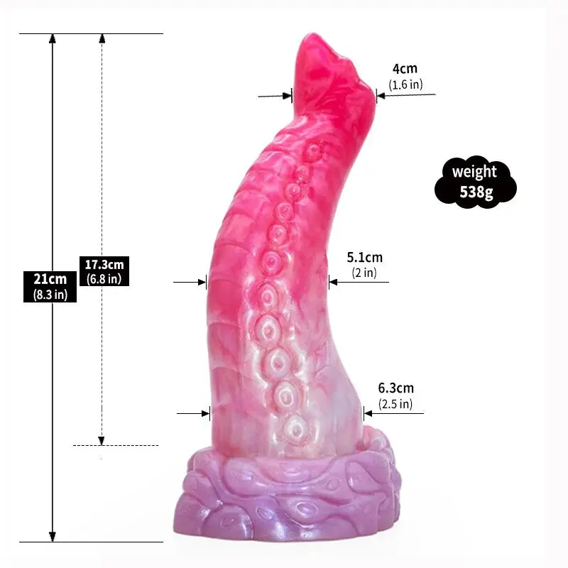 Dildos toy peach witch color fantasy dildo w/ suction cup