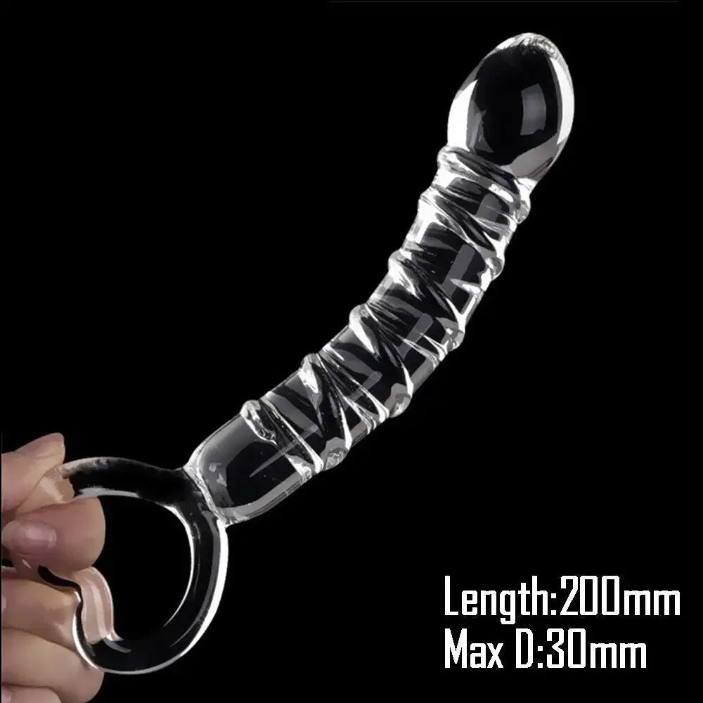 Dildos toy beaded borosilicate glass (4 styles)