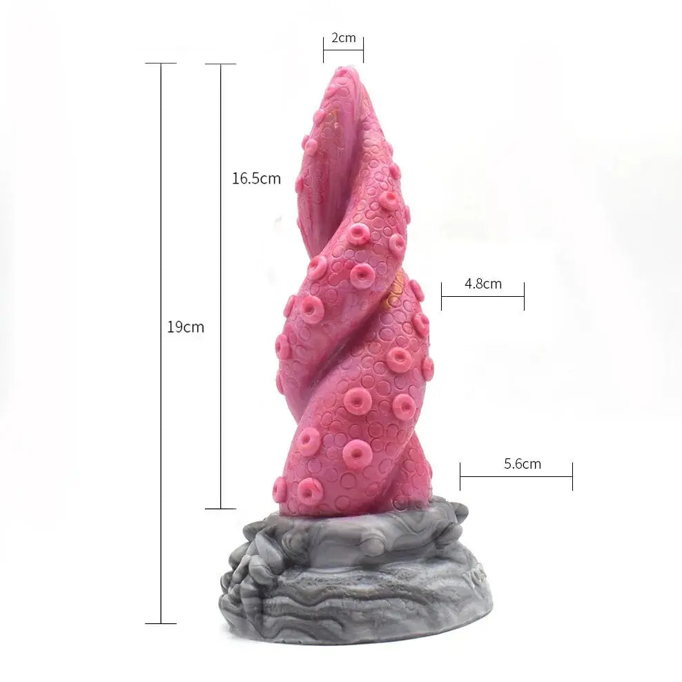 Dildos toy remote control vibrating tentacle fantasy dildo