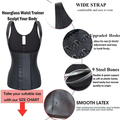 Wearables clothing sculpting latex sports waist trainer