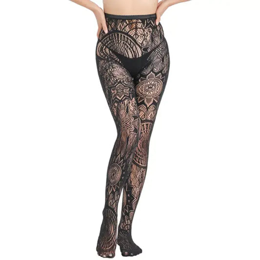 Wearables clothing sheer sun patterned pantyhose