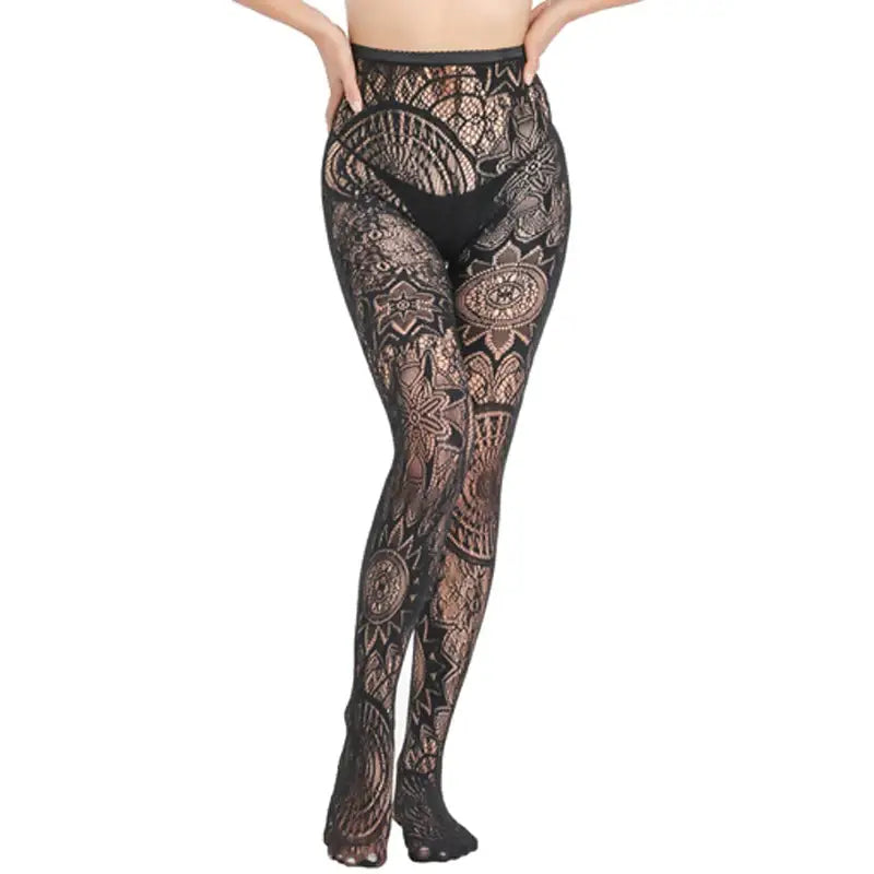 Wearables clothing sheer sun patterned pantyhose