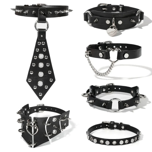 Wearables clothing studded & spiked genuine leather punk