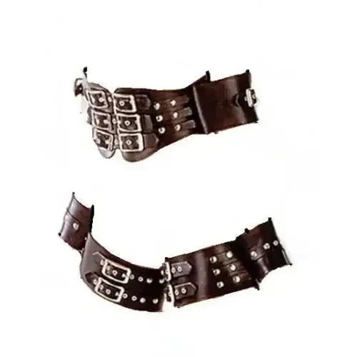 Bondage toy tight arm and body binder harness collar