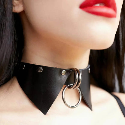 Wearables clothing tuxedo submissive collar (2 colors)