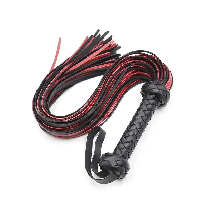 Impact play toy vegan pu leather flogger