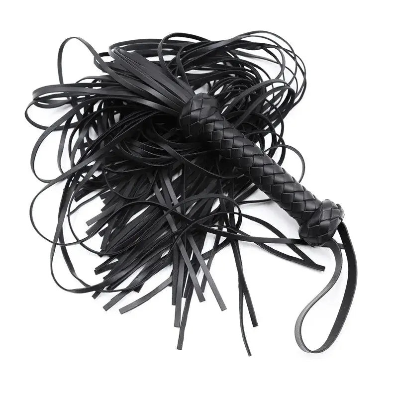 Impact play toy vegan pu leather flogger