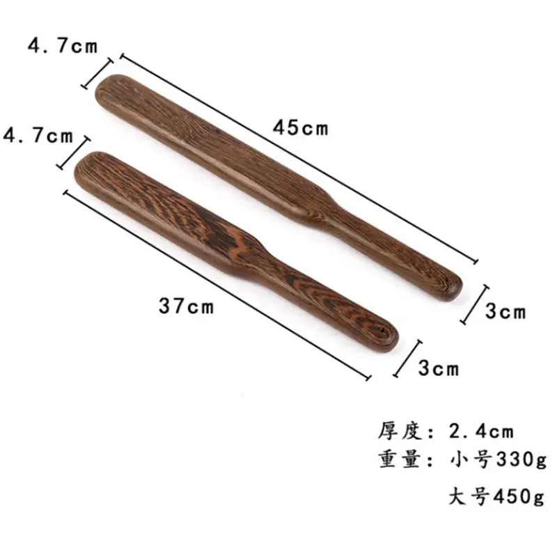 Impact play toy versatile solid wood paddle in wenge (2