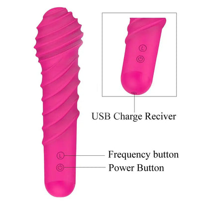 Vibrators toy waterproof 7-speed mini-wand (4 styes 3