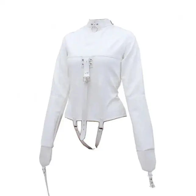 Straitjackets toy whispering rose pu leather straitjacket